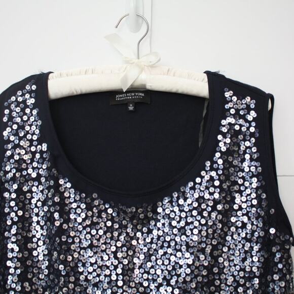 Jones New York Tank with Sequence Size 1X - Picture 6 of 10